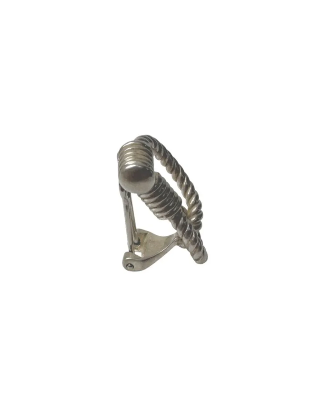 Hermes Rope Twist Audienne Single Earrings